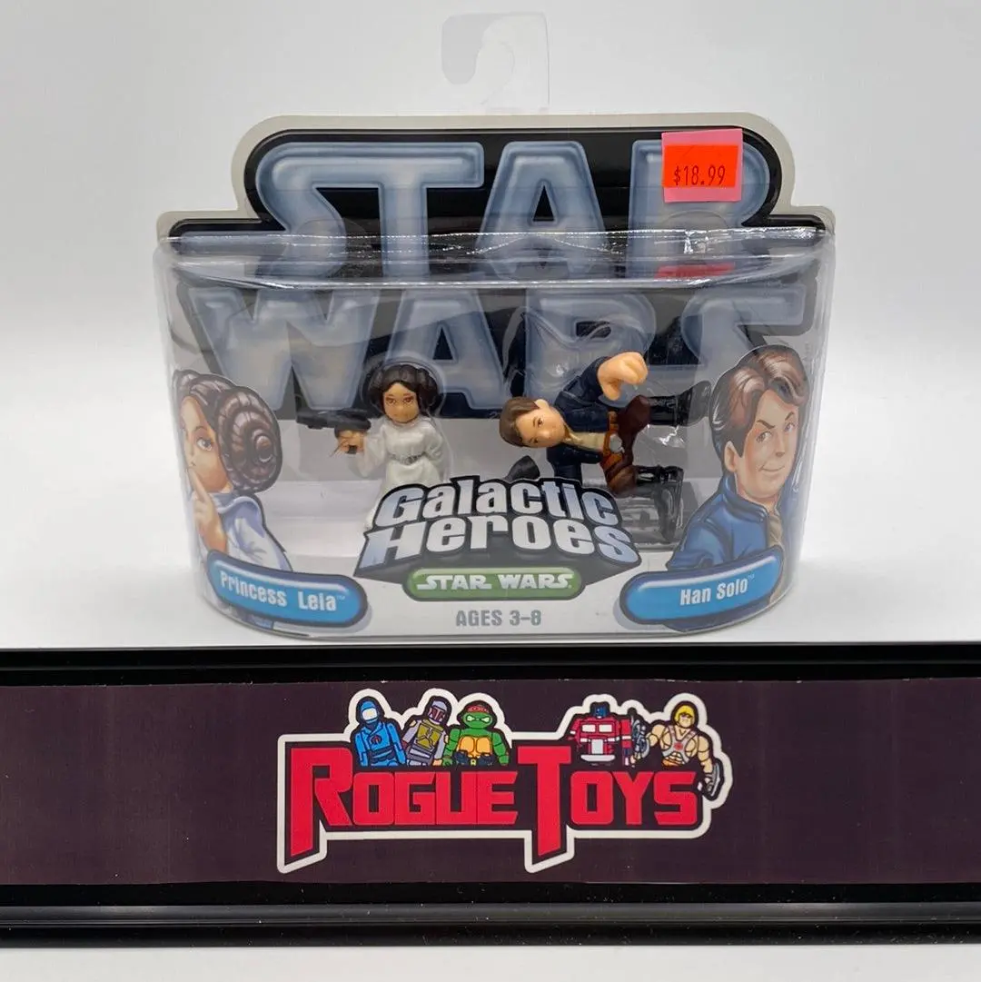 Hasbro Star Wars Galactic Heroes Princess Leia & Han Solo 1