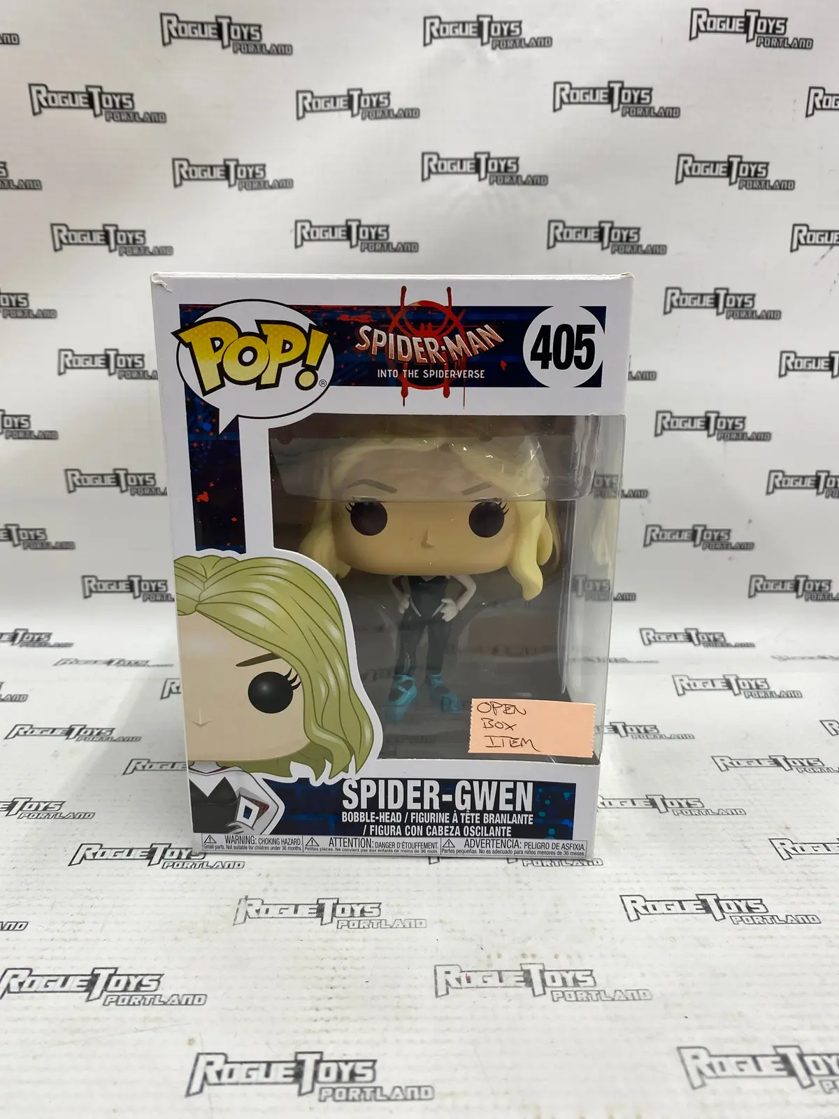 Funko Pop! Spider-Man Into The Spider-Verse Spider-Gwen #405 (Open Box) 1