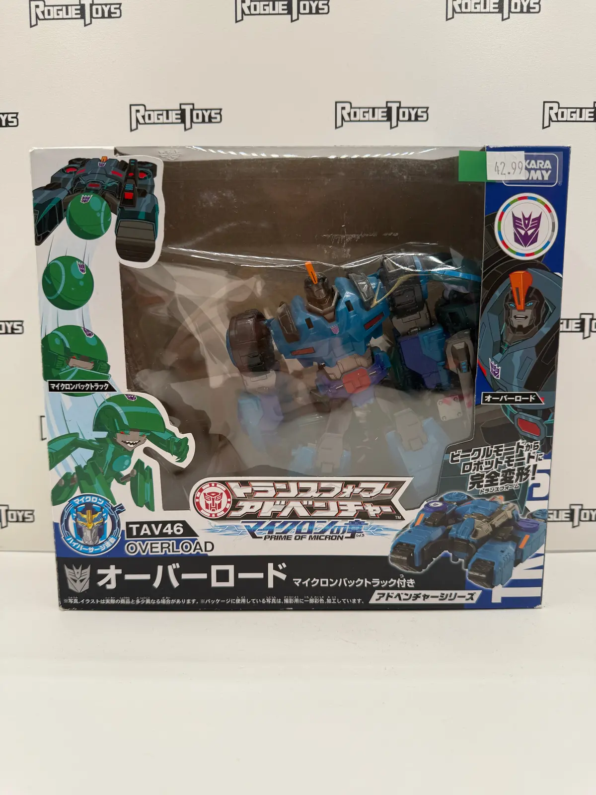 Takara Transformers Robots In Disguise Mini-Con Deployers Decepticon Overload & Backtrack 1