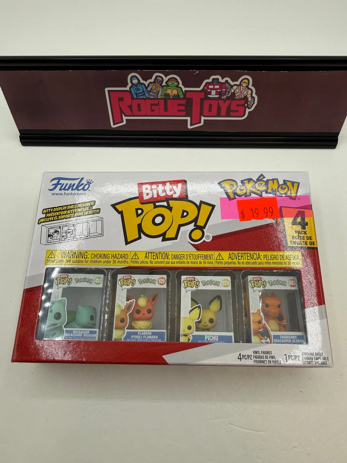 Funko Bitty Pop! Pokémon 4-Pack Bulbasaur / Flareon / Pichu / Charizard 1