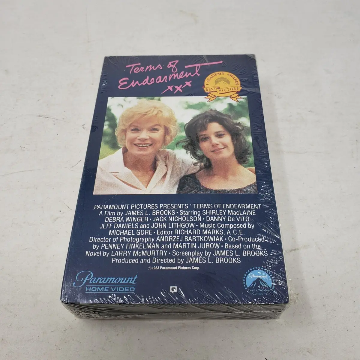 Terms Of Endearment Betamax Beta 1St Print Barcode On Spine Watermarks Tape 1983 1