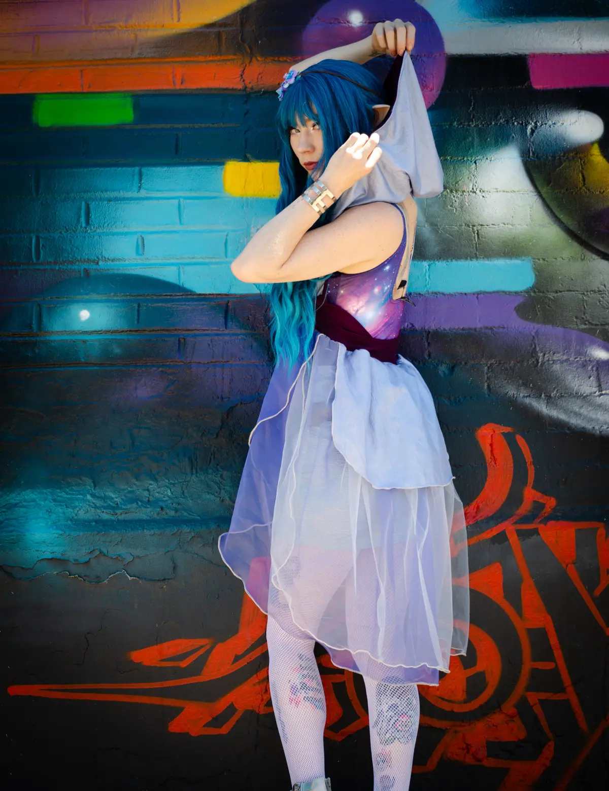 Hooded Bustle | Purple And Maroon | By Katdog Couture 1