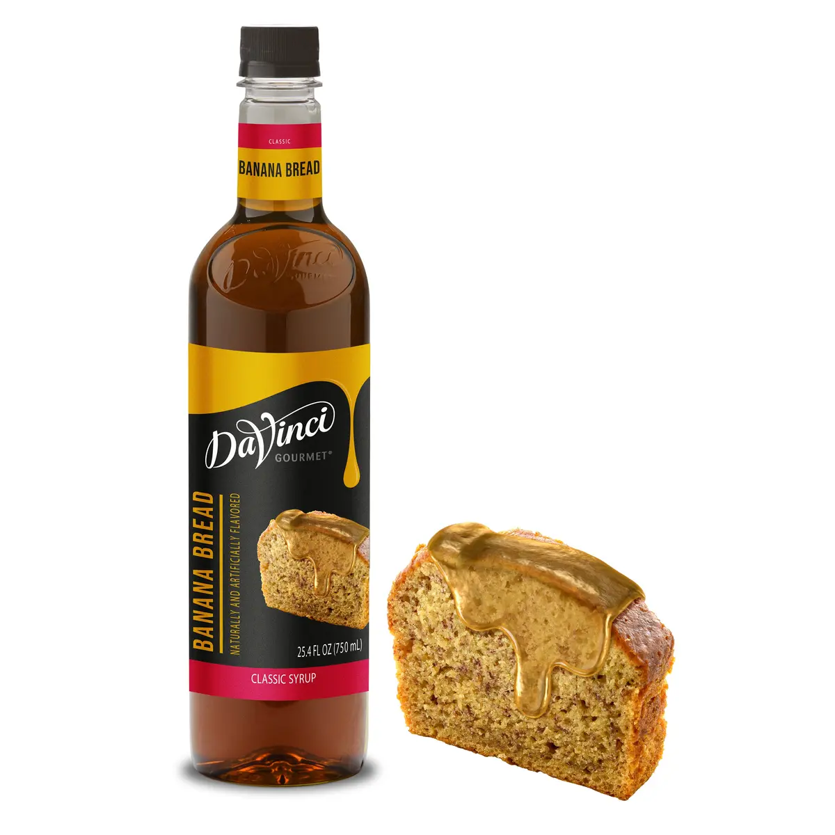Banana Bread Syrup - 4 X 750 Ml Plastic 1