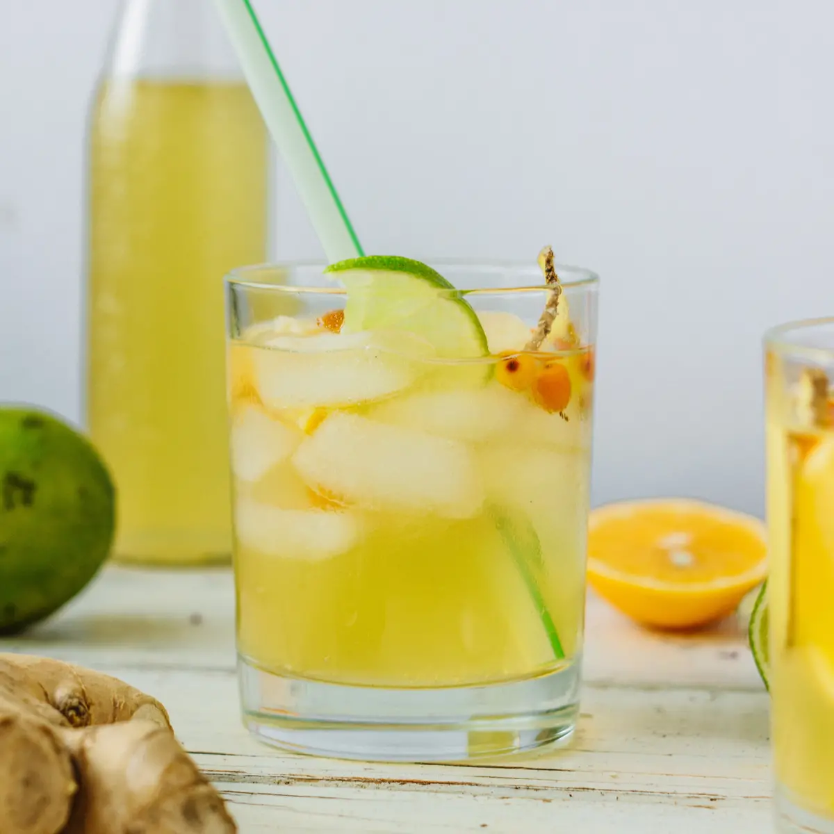 Ginger Basil Lemonade 1