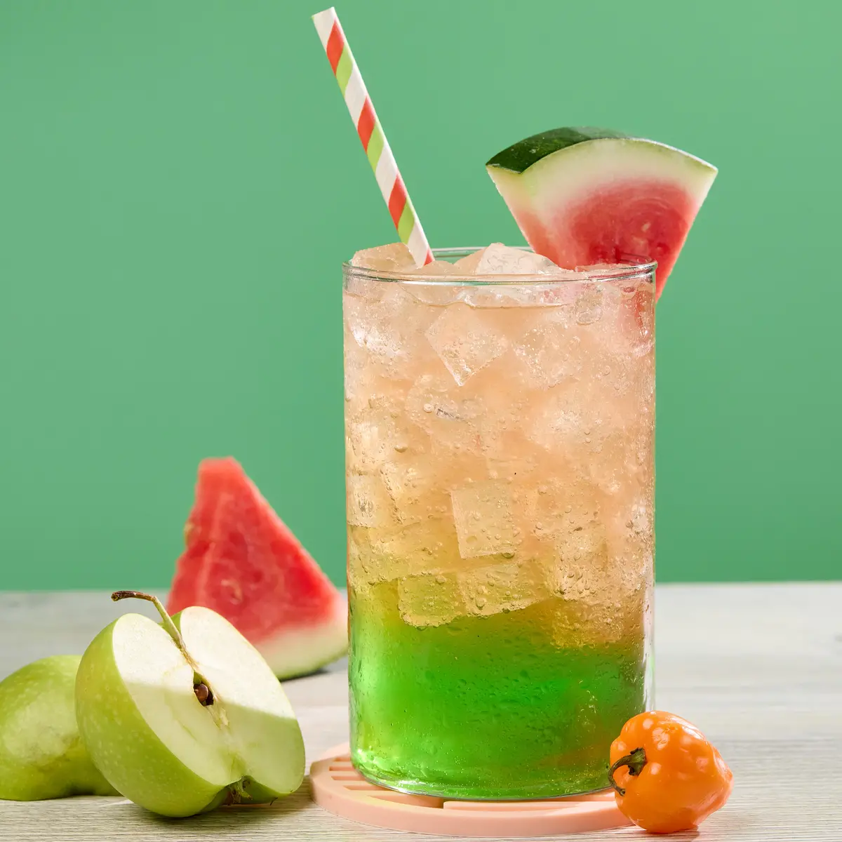 Spicy Green Apple Watermelon Spritz 1