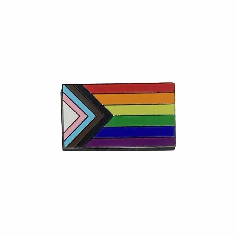 Progress Pride Rainbow Flag Pin - Rainbow Railroad 1