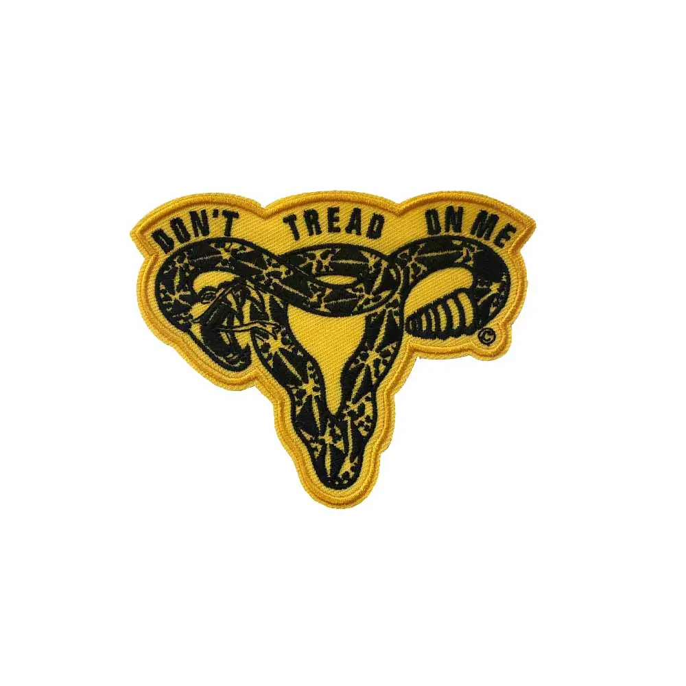 Don't Tread On Me Rattlesnake Uterus Patch 1