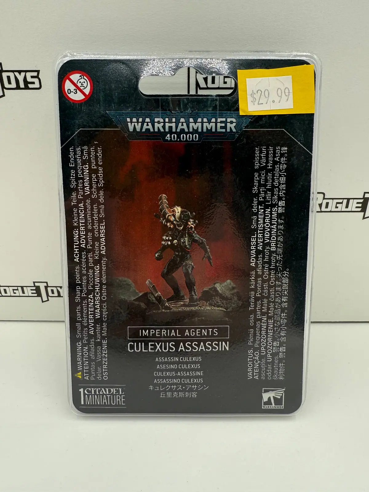 Citadel Warhammer 40,000 Imperial Agents Culexus Assassin 1