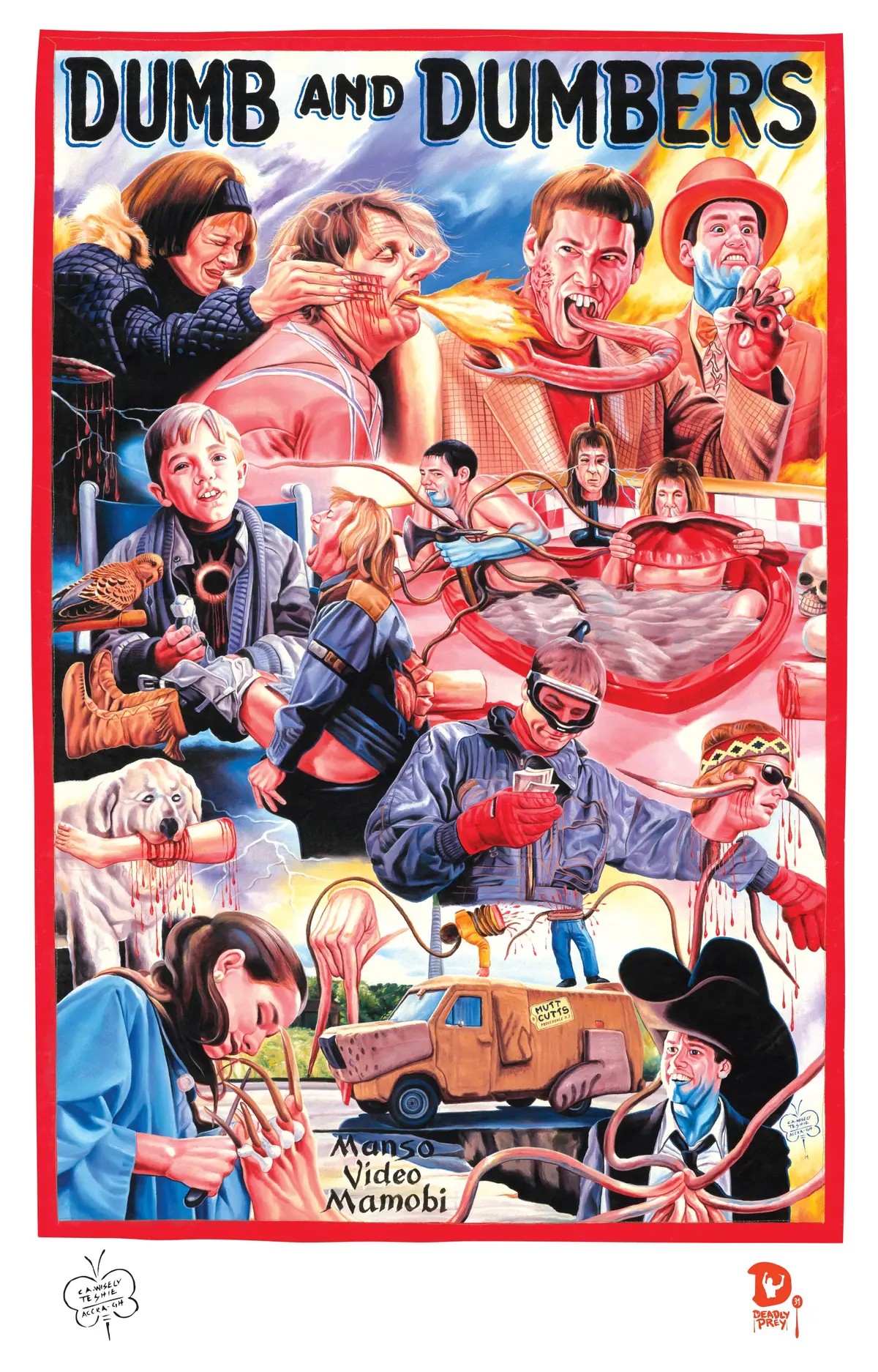 Dumb And Dumber (High Quality Print) - C.A. Wisely 1