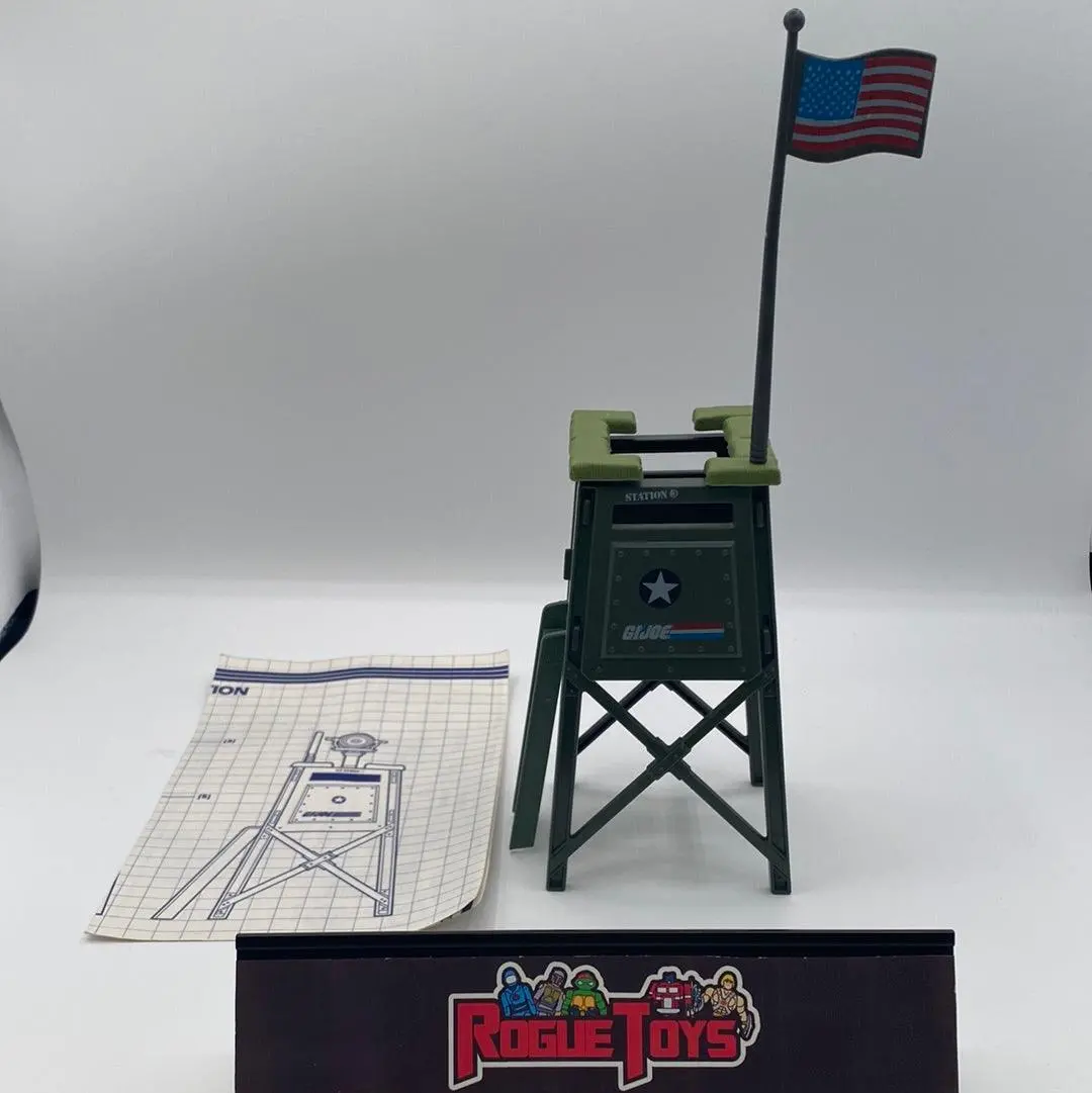 Hasbro Gi Joe Vintage Watch Tower Battle Station (Incomplete) 1