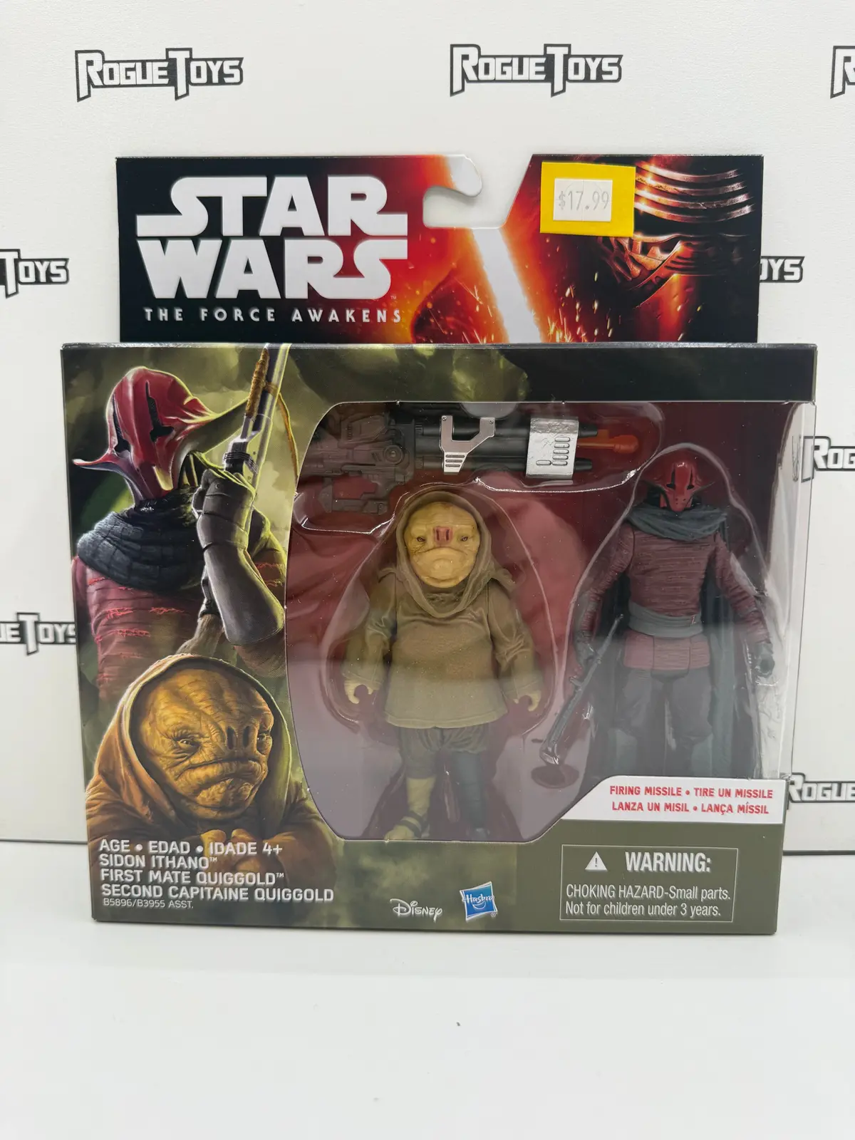 Hasbro Star Wars The Force Awakens Sidon Ithano & First Mate Quiggold 1