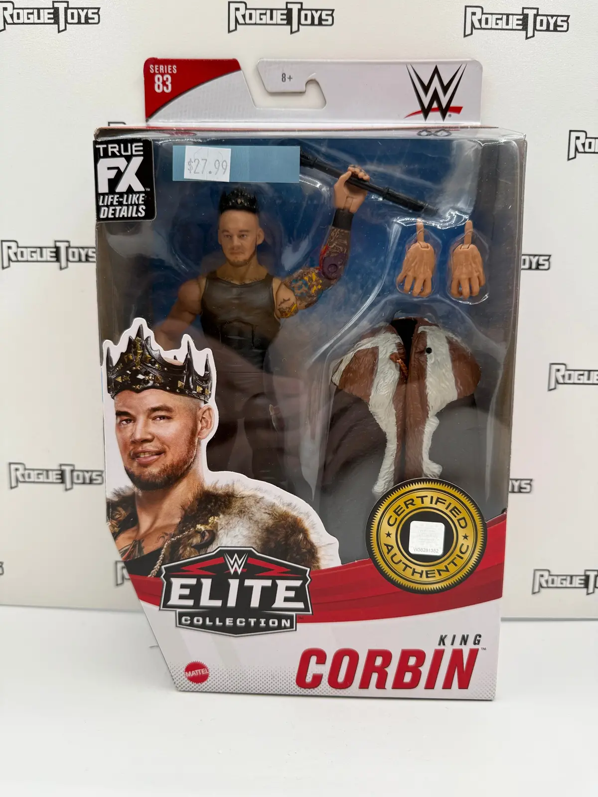 Mattel Wwe Elite Collection Series 83 King Corbin 1