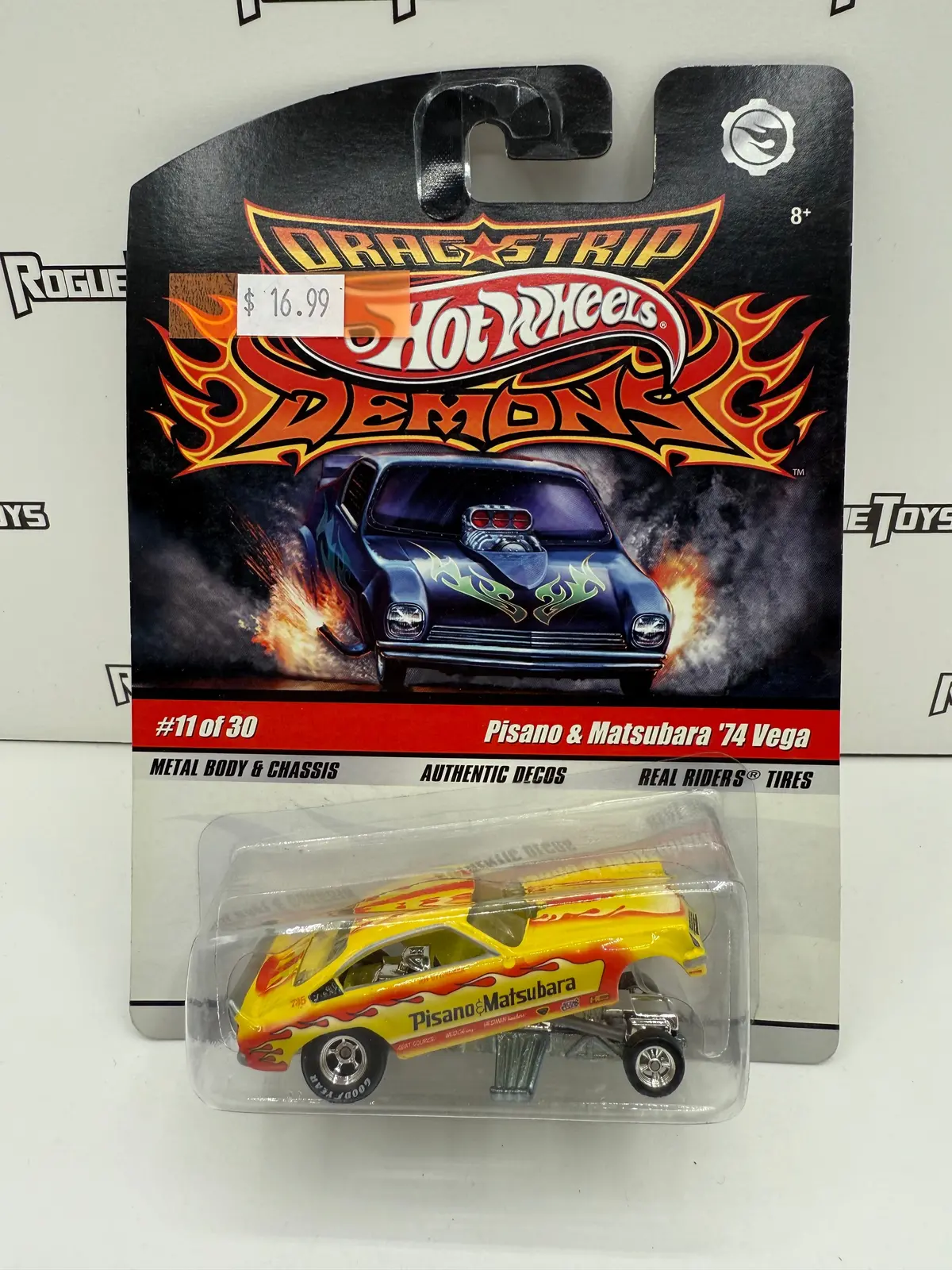 Mattel Hot Wheels Drag Strip Demons #11 Of 30 Pisano & Matsubara ‘74 Vega 1
