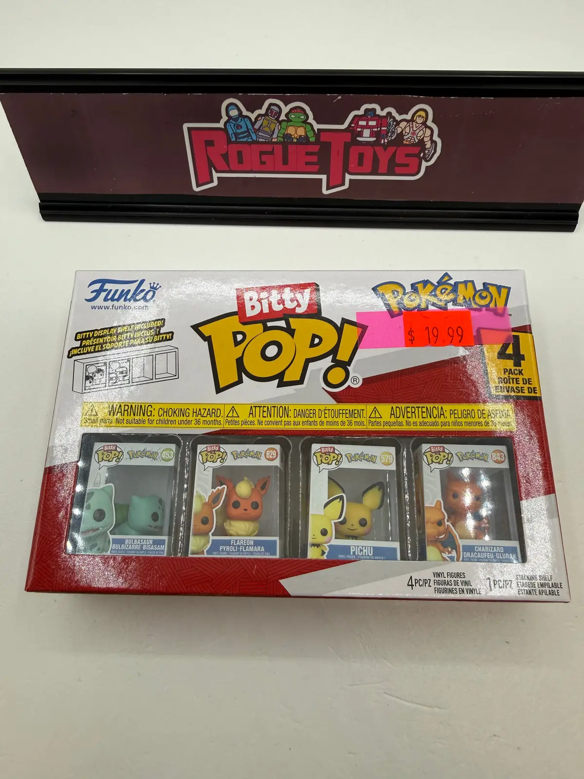 Funko Bitty Pop! Pokémon 4-Pack Bulbasaur / Flareon / Pichu / Charizard 1