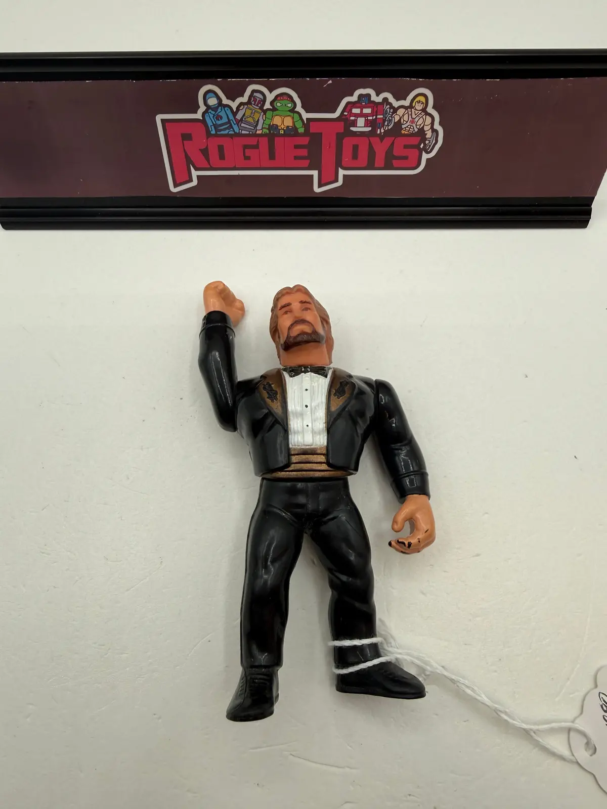 Hasbro Vintage Wwe Wwf Titan Sports Ted Dibiase Million Dollar Man Black Suit 1