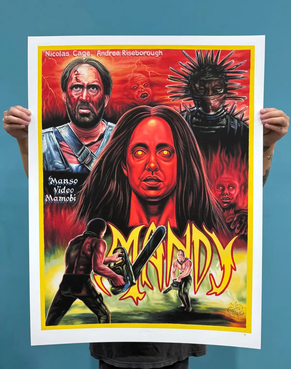 Mandy - Limited Edition Archival Giclée Print From Static Medium By C.A. Wisely 1