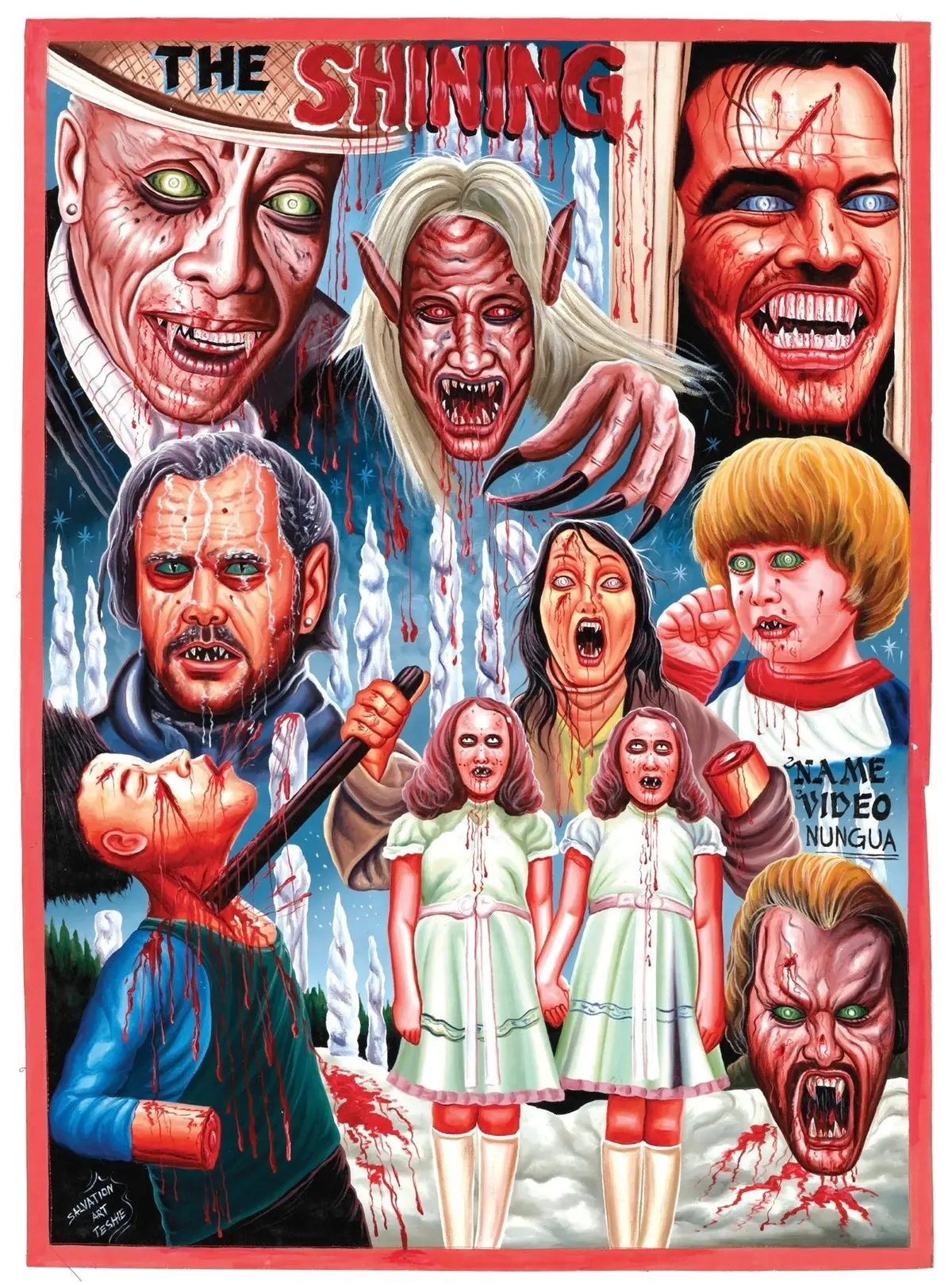 The Shining - Limited Edition Archival Giclée Print From Static Medium By Salvation 1