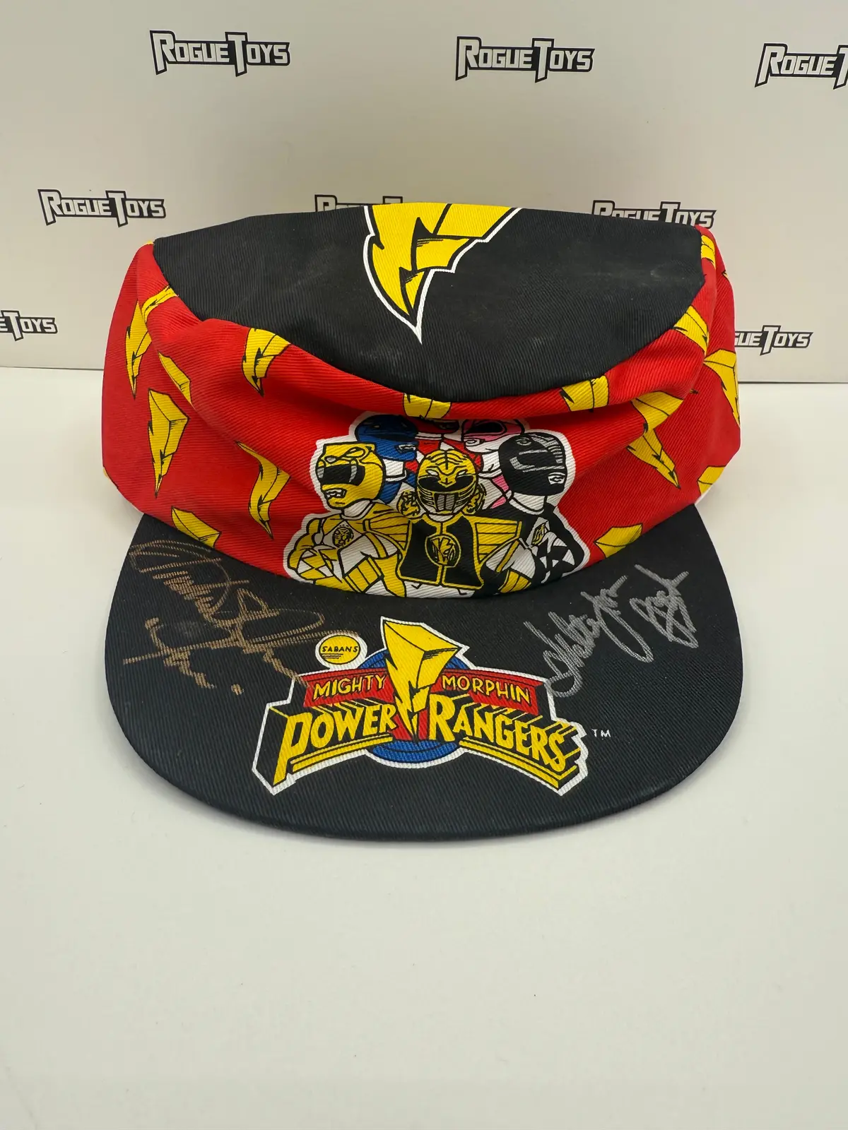 Saban’S Mighty Morphin Power Rangers Hat (Autographed) 1