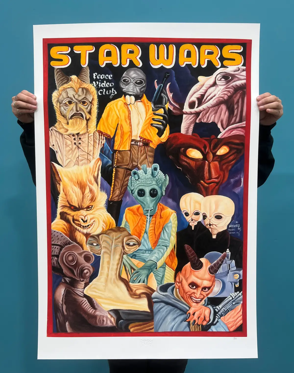 Star Wars - Limited Edition Archival Giclée Print From Static Medium By Magasco 1