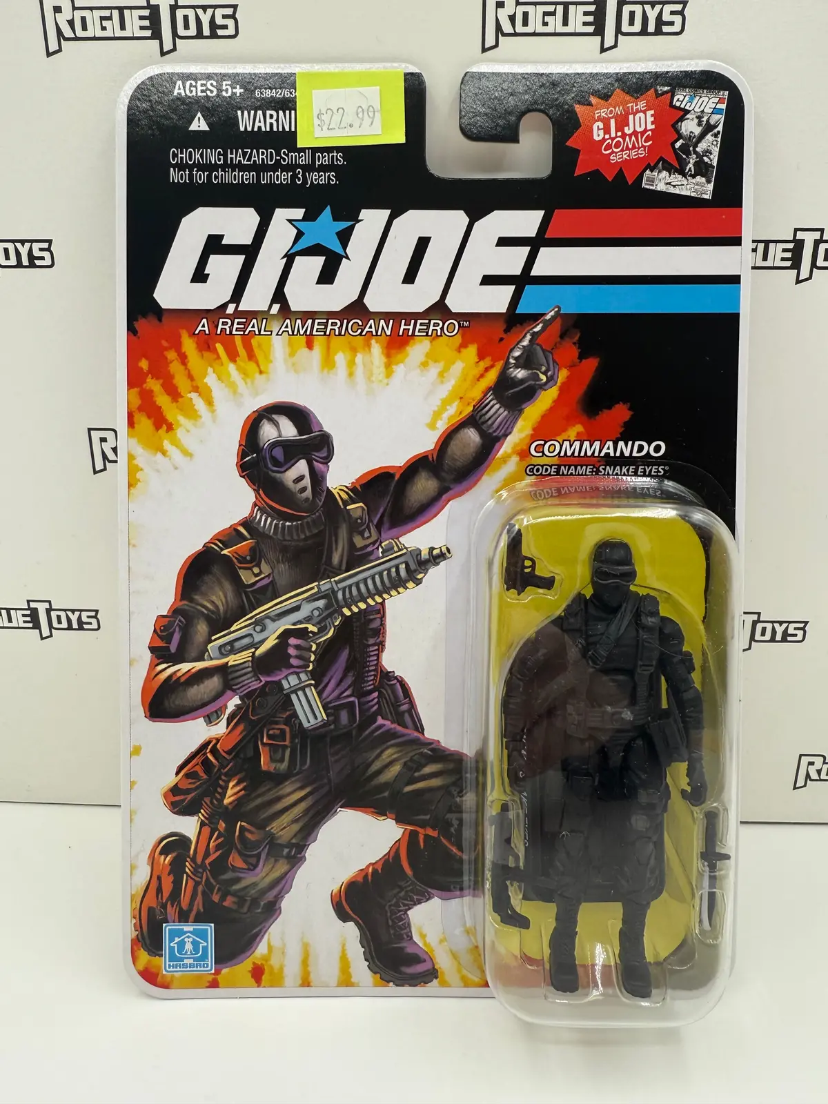 Hasbro G.I. Joe A Real American Hero (Arah) Comic Series Commando Snake Eyes 1
