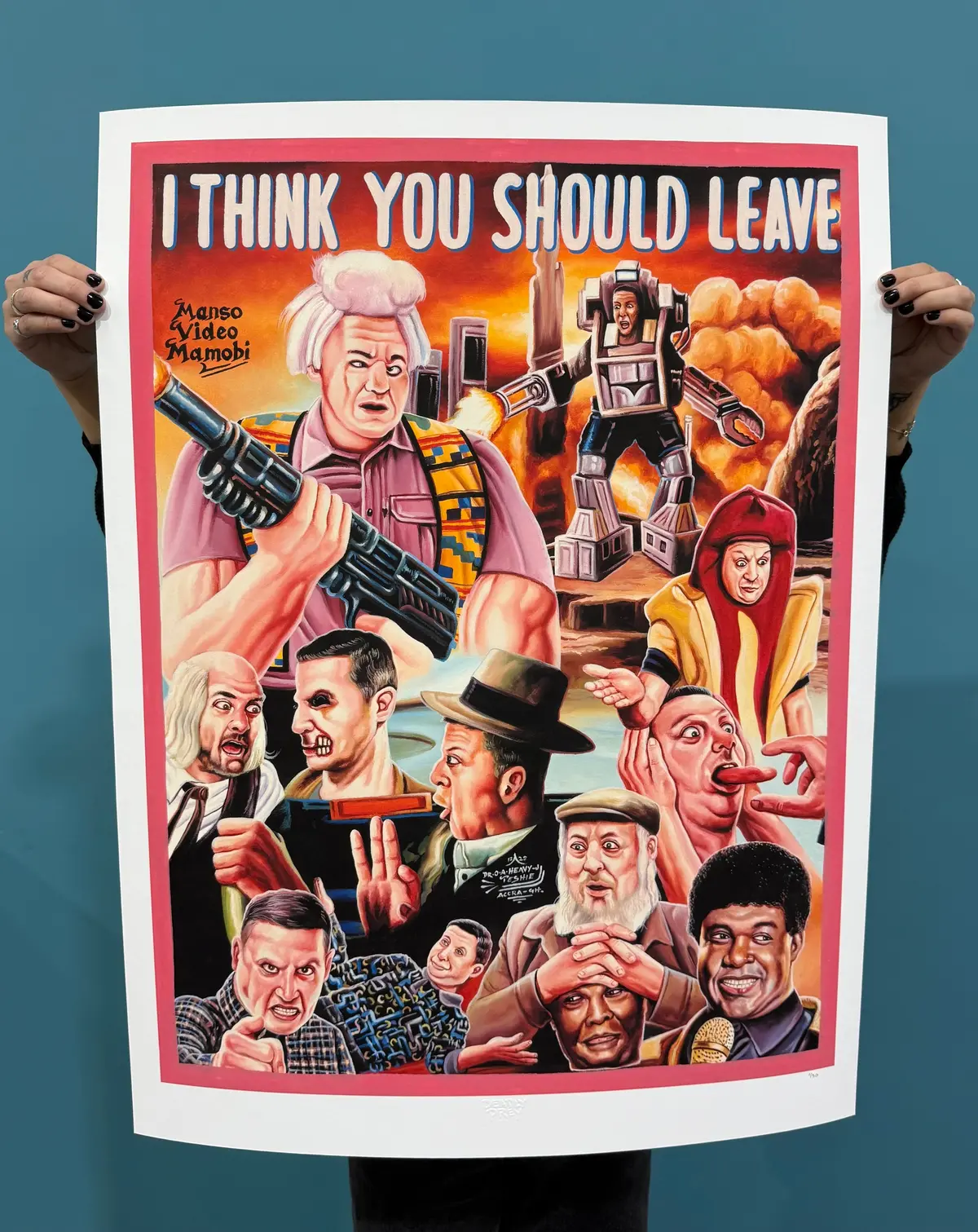 I Think You Should Leave - Archival Giclée Print From Static Medium By Heavy J (Artist’S Proof) 1