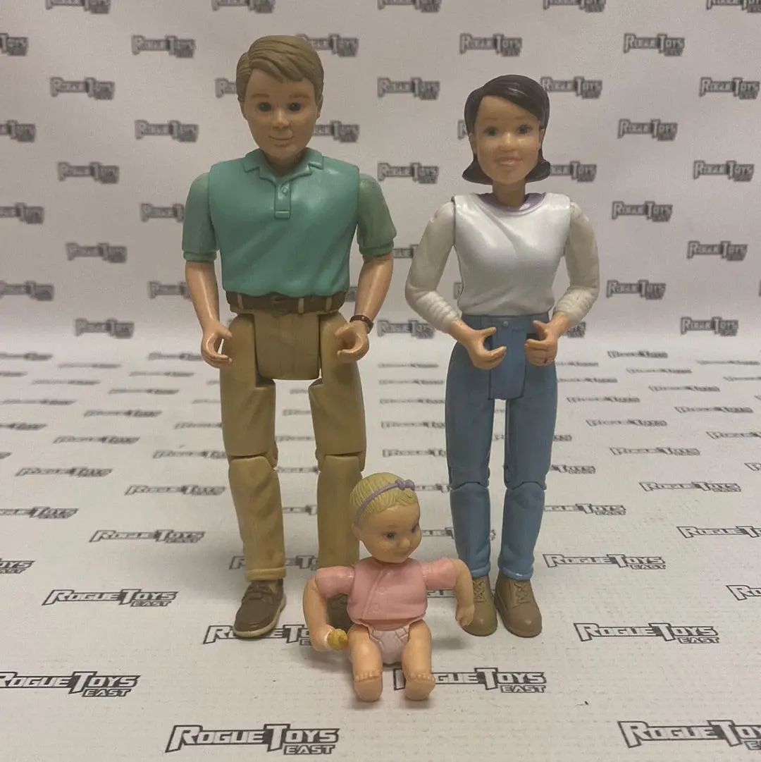 Fisher Price Loving Family Dad (1998) Mom (2000) Baby (1998) 1