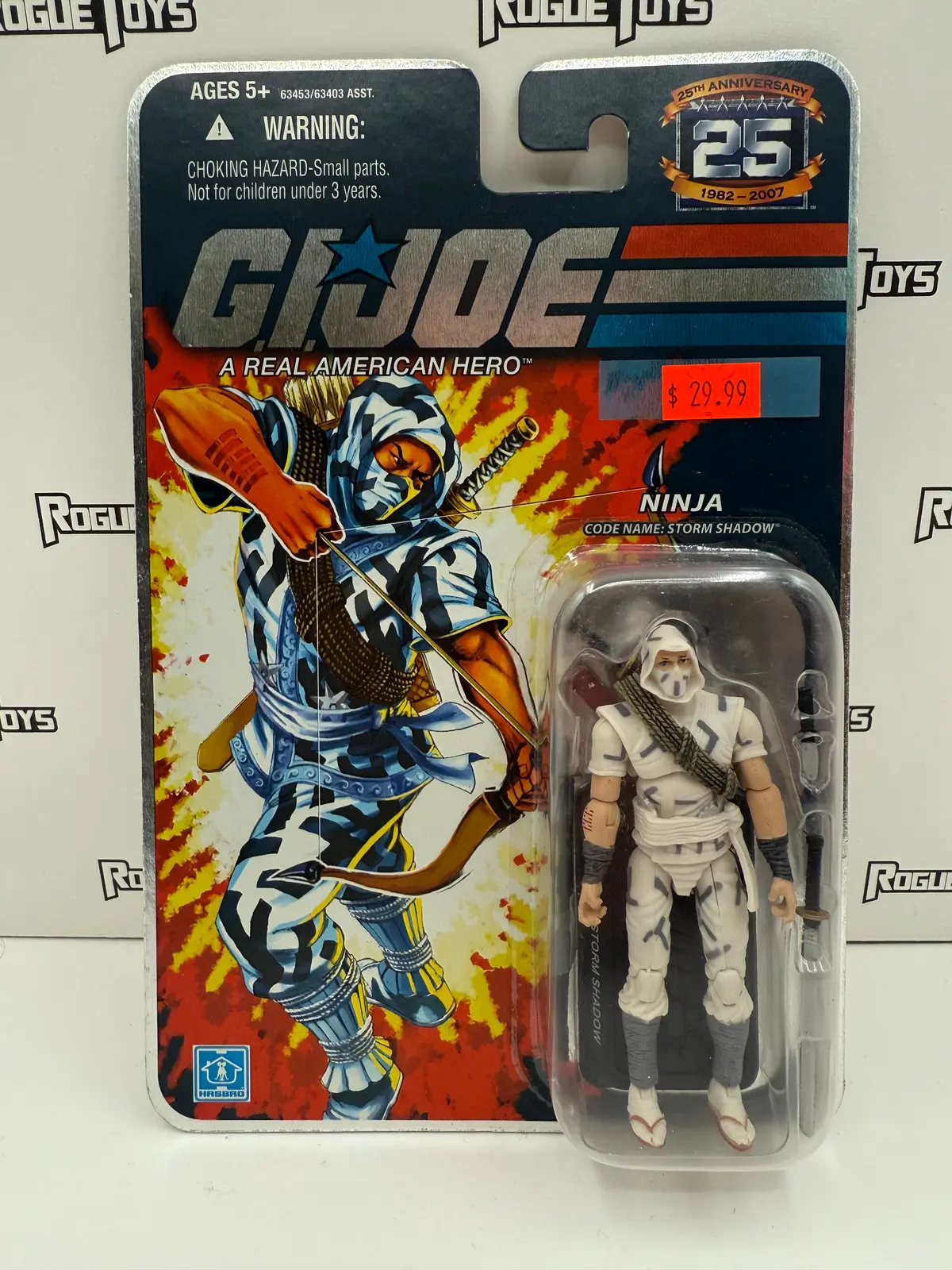 Hasbro G.I. Joe A Real American Hero (Arah) 25Th Anniversary Ninja “Storm Shadow” 1