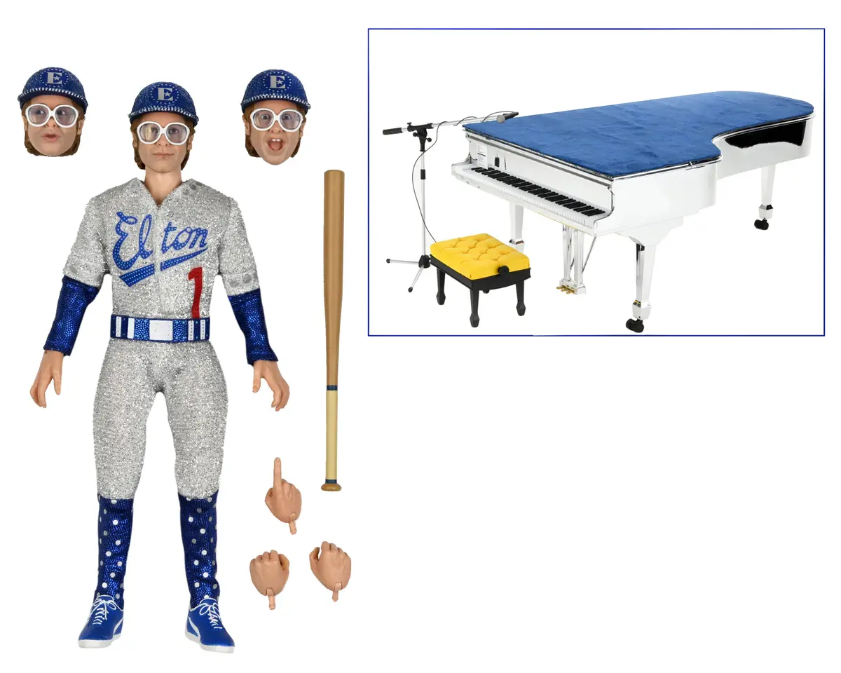 Neca Ultimate Series - Elton John (Live In ’75) Clothed Action Figure (18300) Low Stock 1