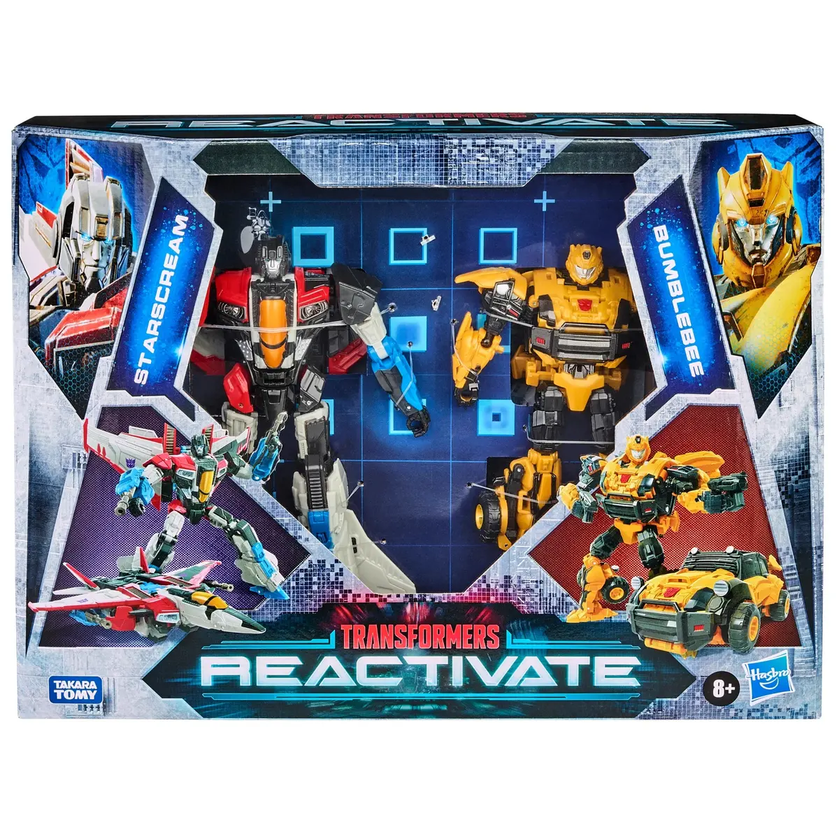 Transformers: Reactivate Video Game-Inspired Bumblebee And Starscream Action Figures 2-Pack (F0383) Low Stock 1