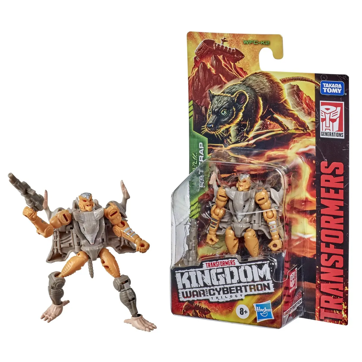 Transformers - War For Cybertron: Kingdom Wfc-K2 Core Rattrap Action Figure (F0664) Last One! 1