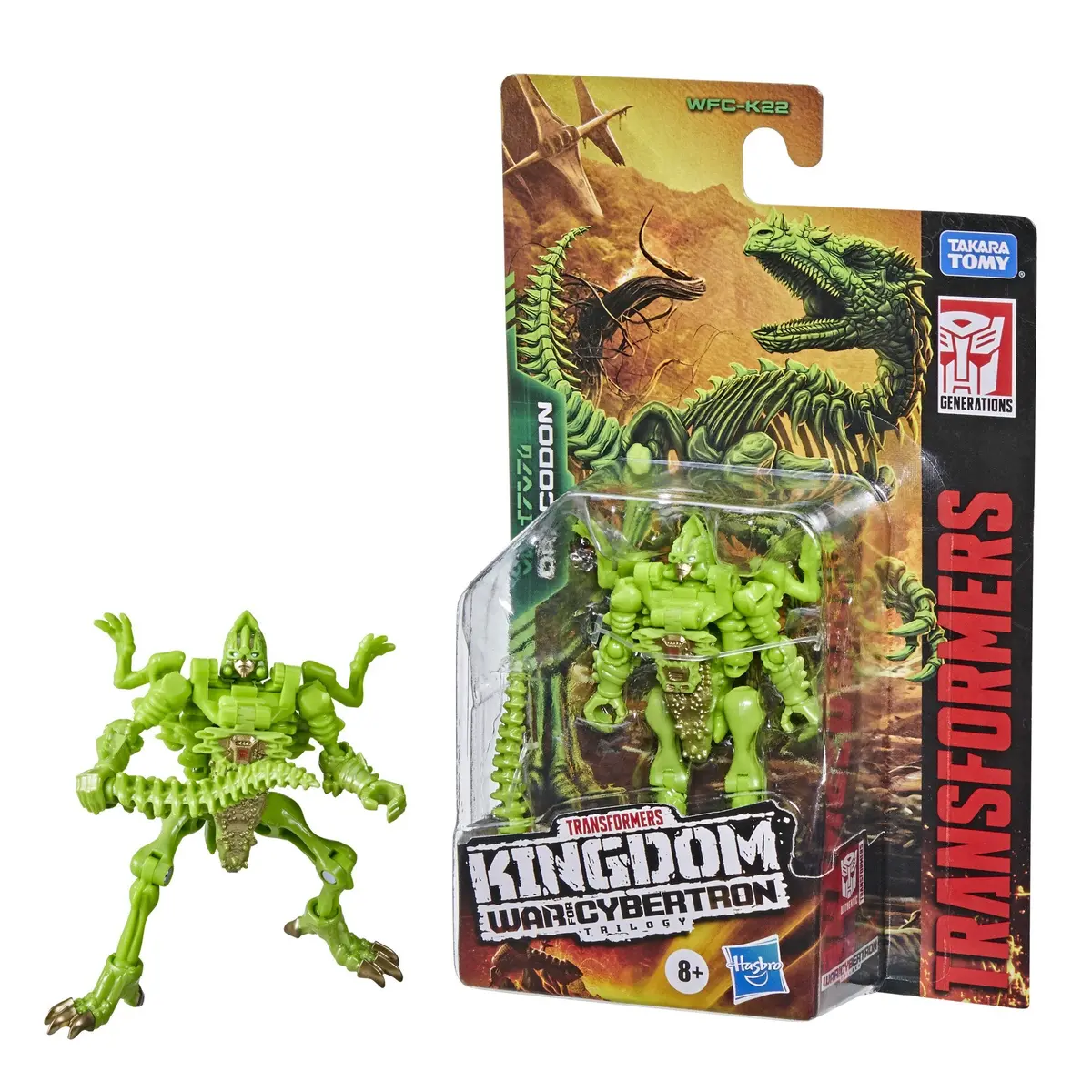 Transformers - War For Cybertron: Kingdom - Wfc-K22 - Core Class - Dracodon Action Figure (F0668) 1