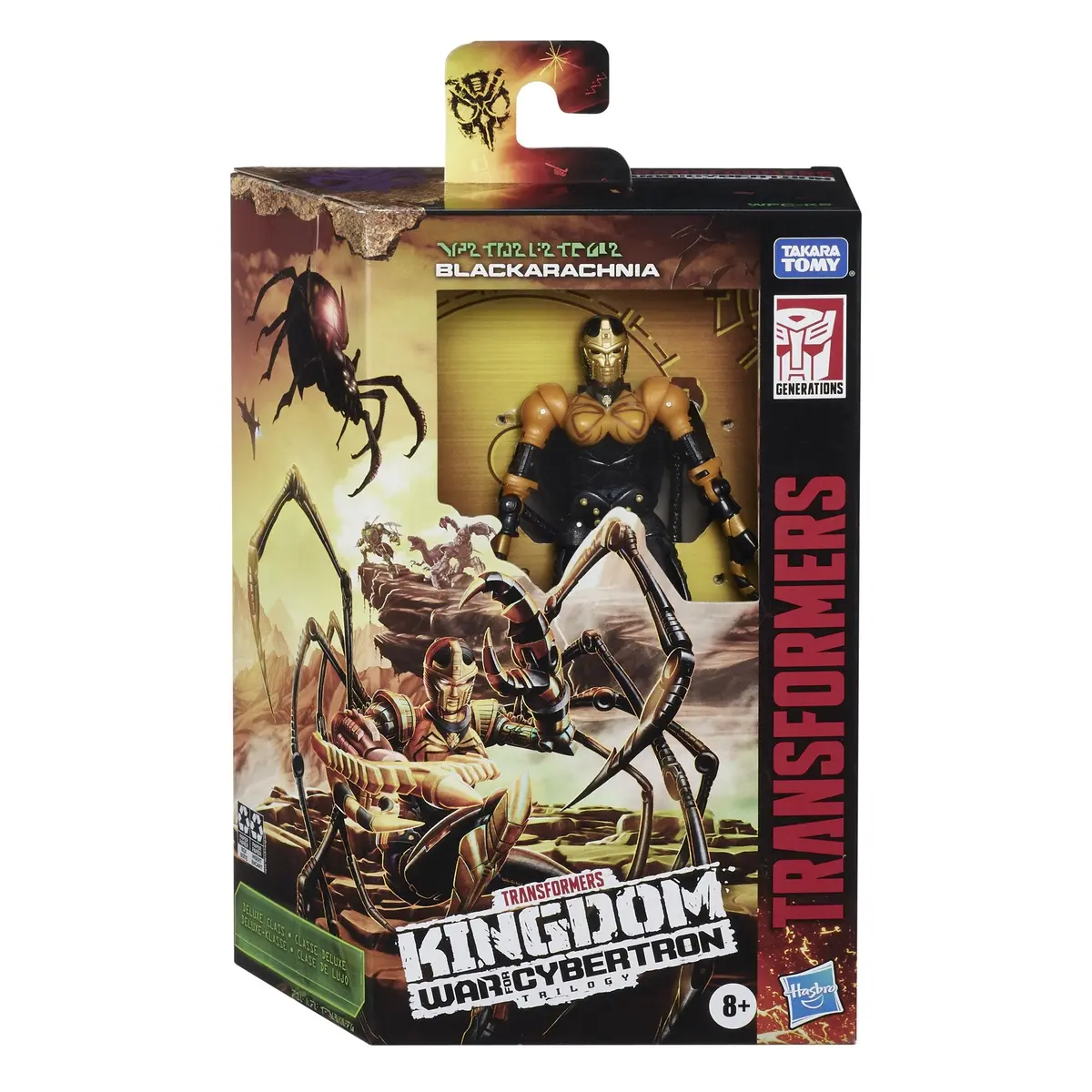Transformers - War For Cybertron: Kingdom Wfc-K5 Blackarachnia Deluxe (F0670) Action Figure Low Stock 1