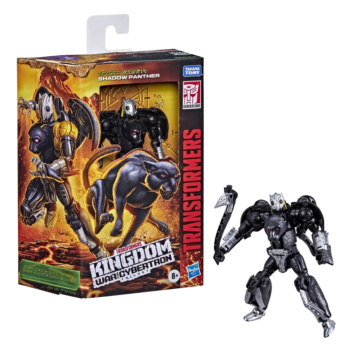 Transformers - War For Cybertron: Kingdom Wfc-K31 - Deluxe Class - Shadow Panther Action Figure F0681 1