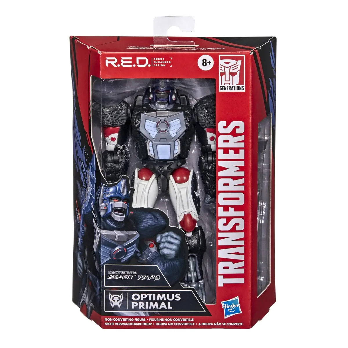 Transformers - R.E.D. [Robot Enhanced Design] - Transformers Beast Wars Optimus Primal Action Figure (F0742) 1