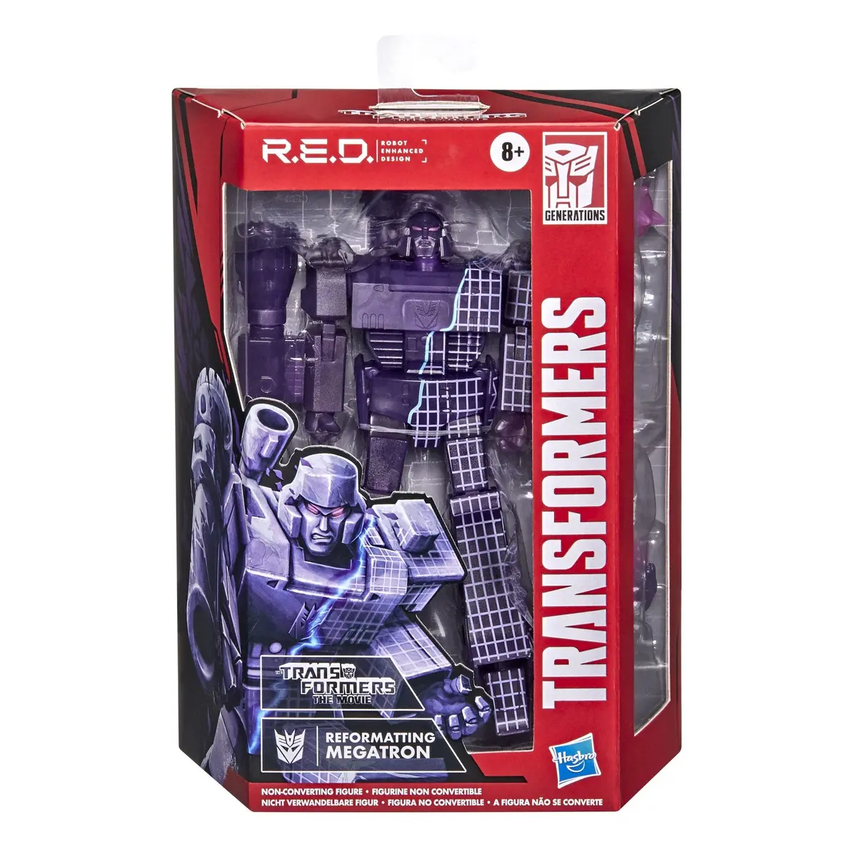 Transformers - R.E.D. [Robot Enhanced Design] - Transformers The Movie Reformatting Megatron Action Figure (F0743) 1