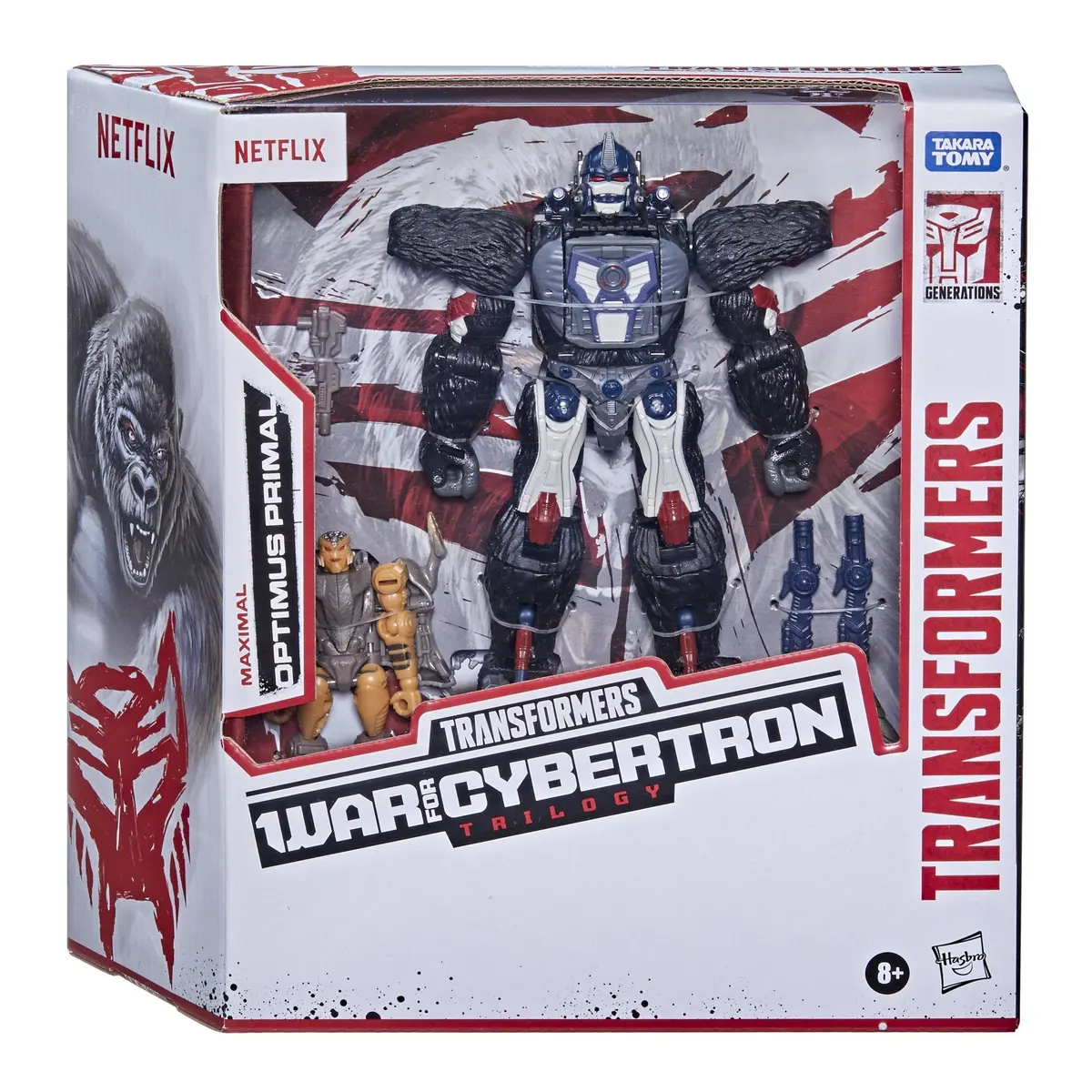 Transformers - War For Cybertron Trilogy Netflix - Maximal Optimus Primal & Rattrap Battle Pack 2 Figures (F0976) Last One! 1