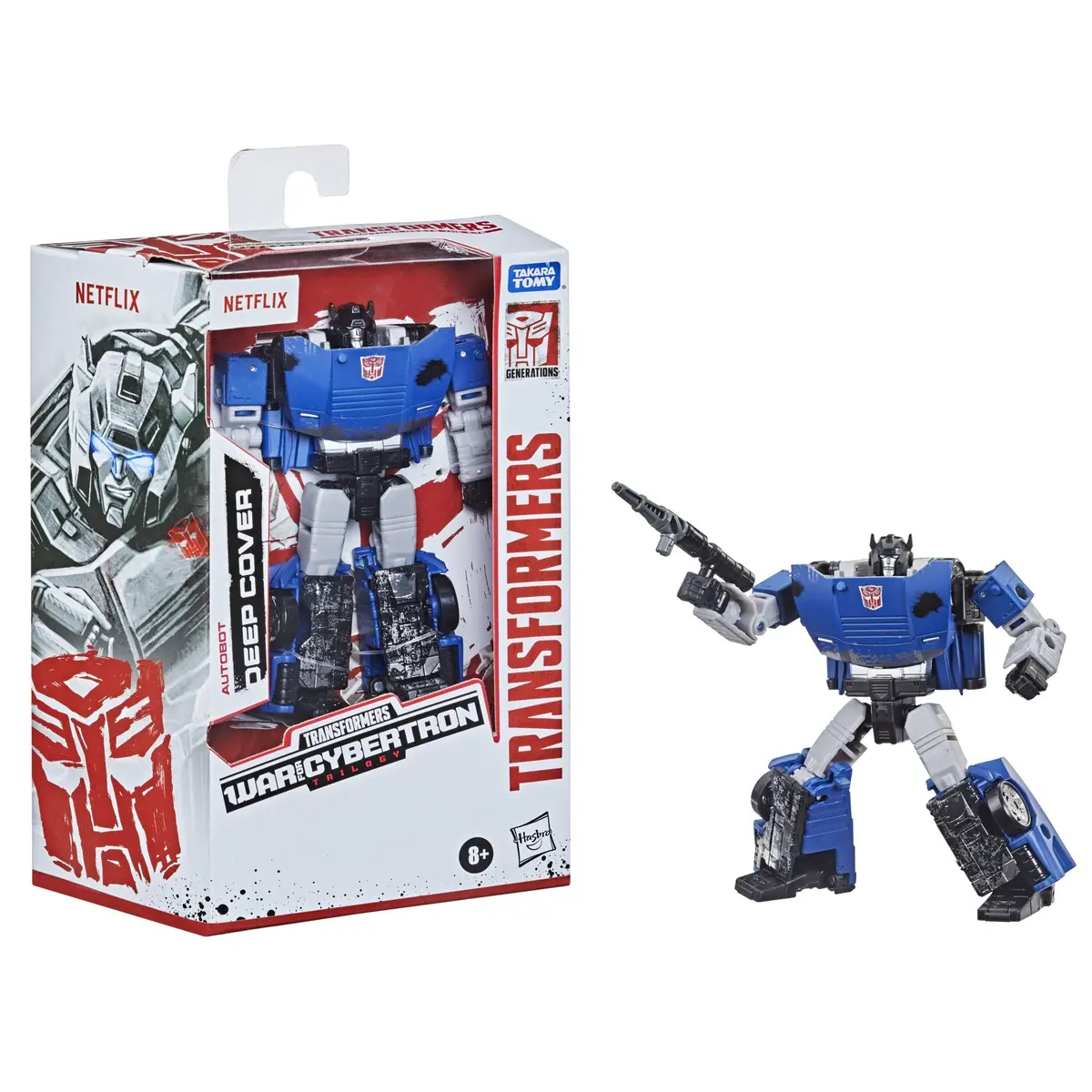 Transformers - War For Cybertron Trilogy (Netflix Series) - Deluxe Class - Deep Cover Figure (F0985) Low Stock 1
