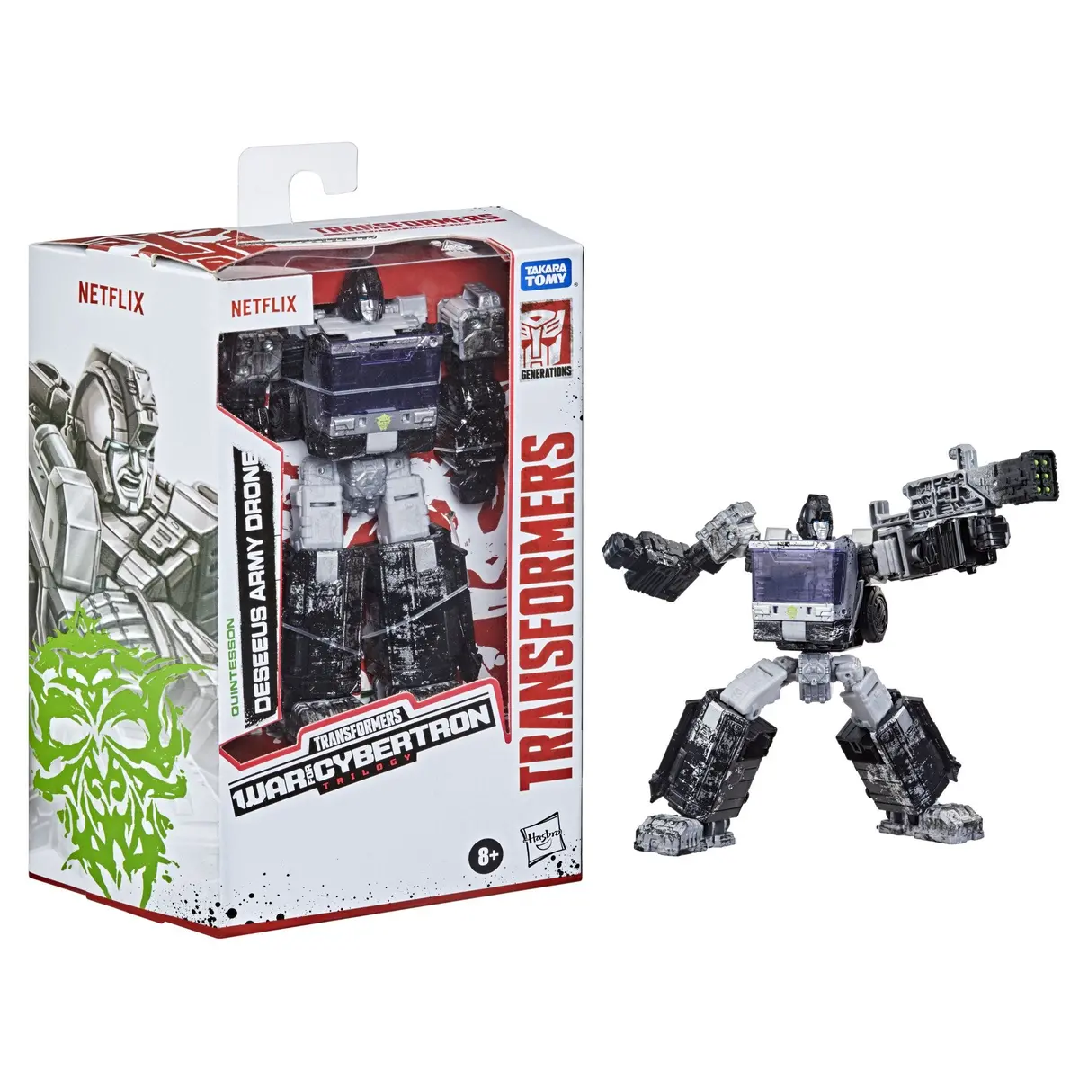 Transformers War For Cybertron Trilogy Netflix Series: Quintesson Deseeus Army Drone Figure (F0988) 1