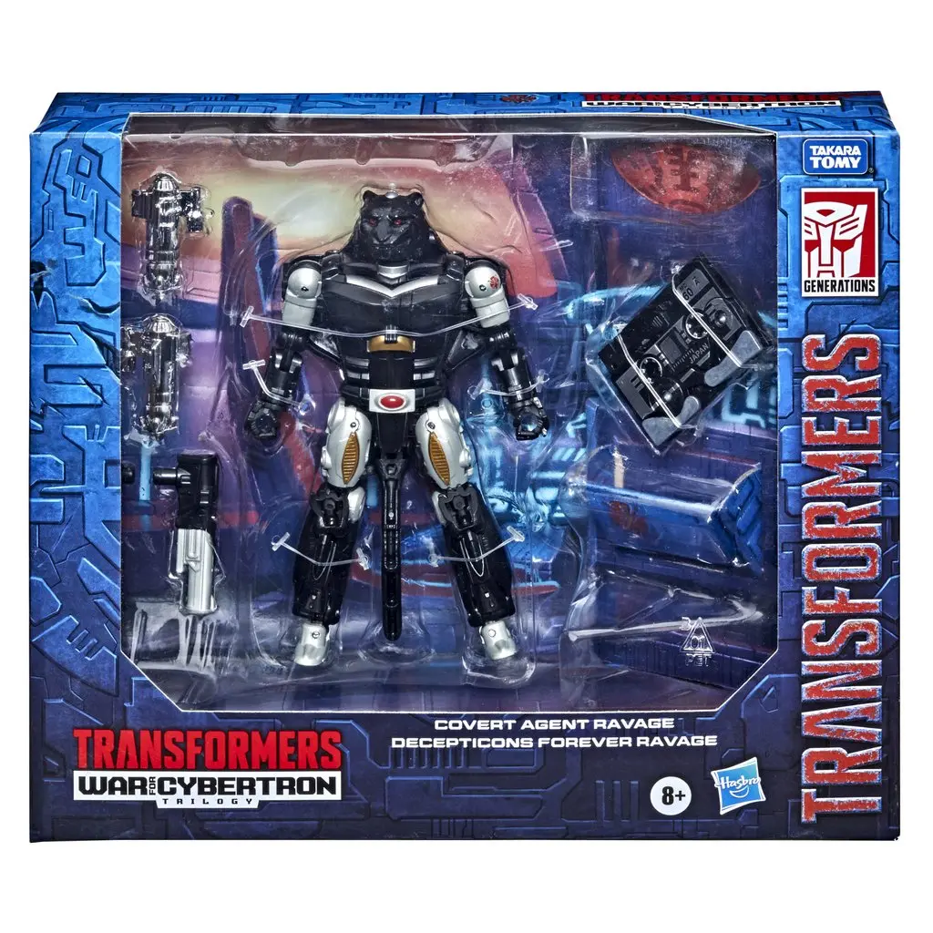 Takara Tomy Transformers War For Cybertron: Trilogy - Covert Agent Ravage (F1201) Action Figure Low Stock 1