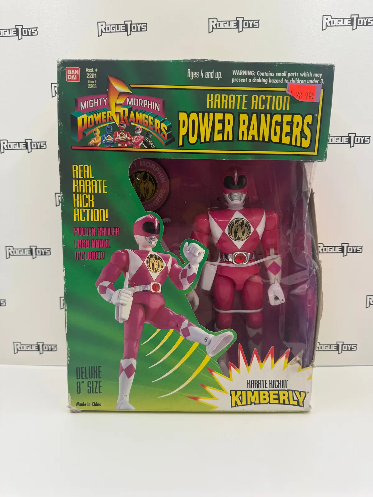 Bandai Mighty Morphin Power Rangers Karate Actuon Power Rangers Karate Kickin’ Kimberly 1