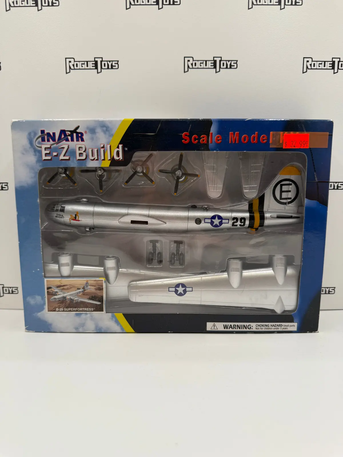 Wowtoyz In Air E-Z Build Scale Model Kits World War Ii B-29 Superfortress 1