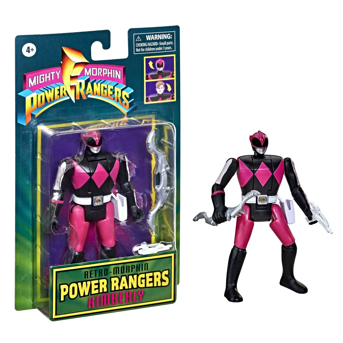 Retro Mighty Morphin Power Rangers - Slayer Kimberly Ranger Action Figure (F2072) 1