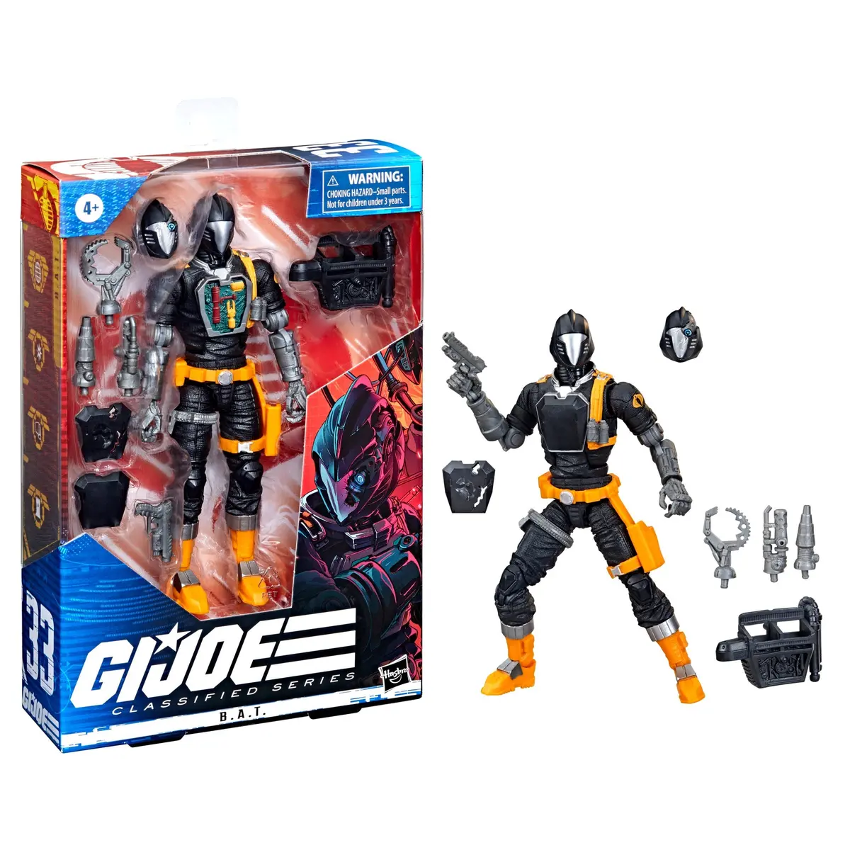 G.I. Joe Classified Series #33 - Cobra B.A.T. Action Figure (F2231) Low Stock 1