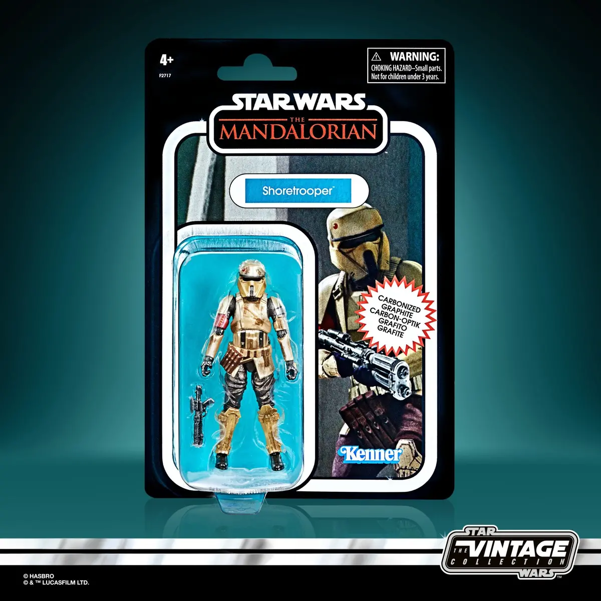 Kenner Star Wars Vintage Collection Vc164 Mandalorian - Shoretrooper (Carbonized) Exclusive Figure F2717 1