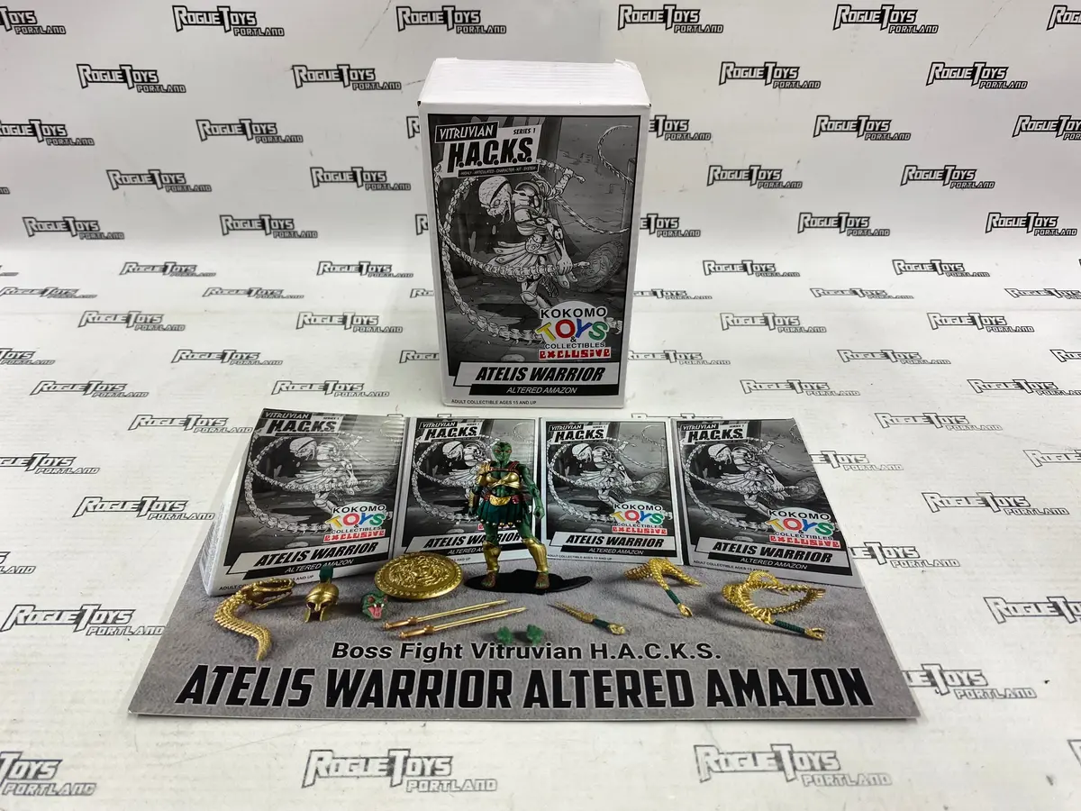 Boss Fight Studios Vitruvian H.A.C.K.S. Atelis Warrior Altered Amazon Kokomo Toys Exclusive 1