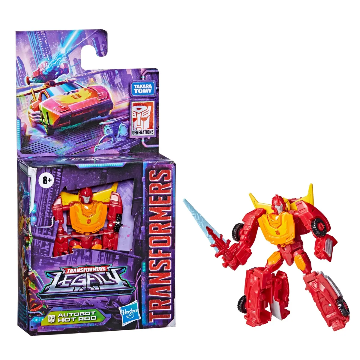 Transformers Generations Legacy - Core Class Hot Rod Action Figure (F3012) 1