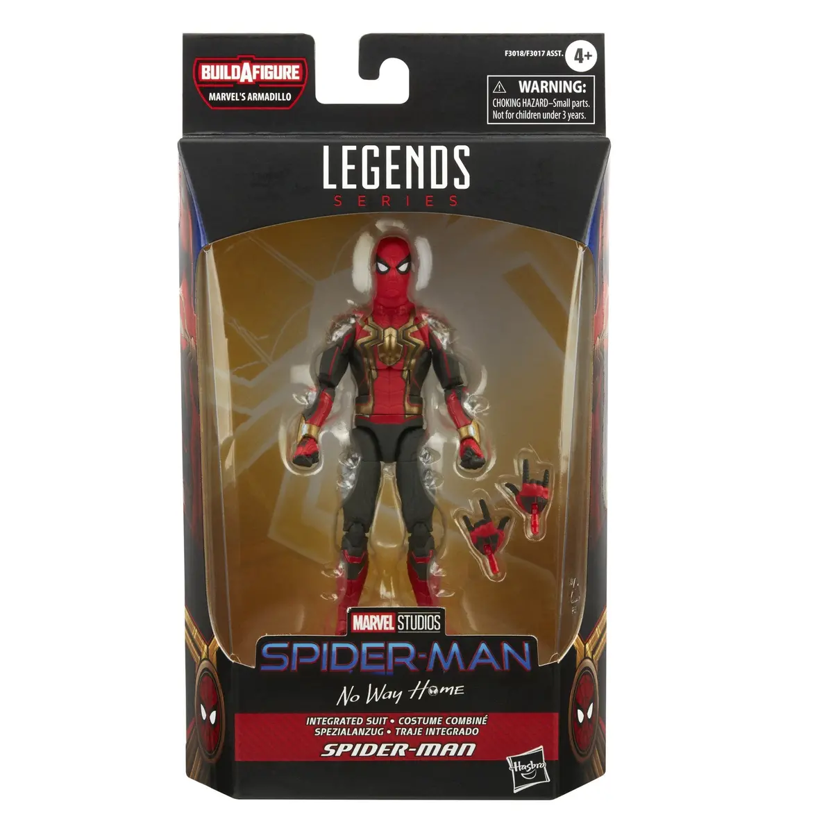Marvel Legends - Spider-Man (Armadillo Baf) - Integrated Suit Spider-Man Action Figure (F3018) Low Stock 1