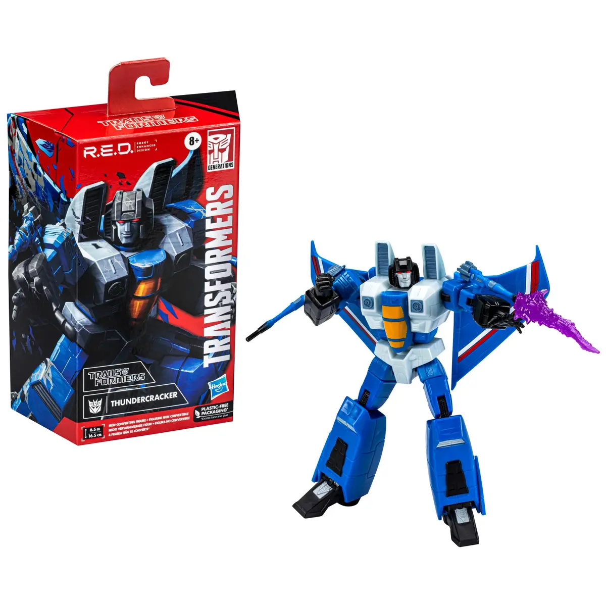 Transformers - R.E.D. [Robot Enhanced Design] - Thundercracker (G1) Figure (F3413) Last One! 1