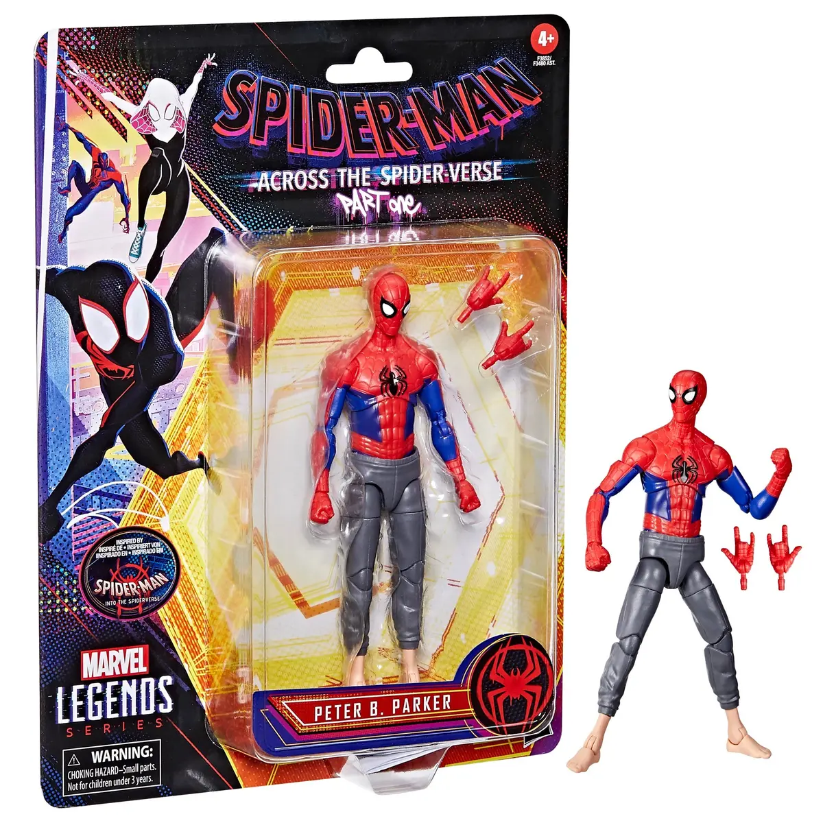 Marvel Legends - Spider-Man: Across The Spider-Verse (Part One) Peter B Parker Action Figure (F3852) 1