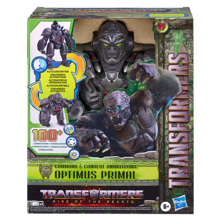 Transformers Studio Series - Rise Of The Beasts - Command & Convert Animatronic Optimus Primal Action Figure (F3937) Low Stock 1